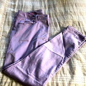 Lilly Pulitzer Lavender Worth Skinny Jeans size 14